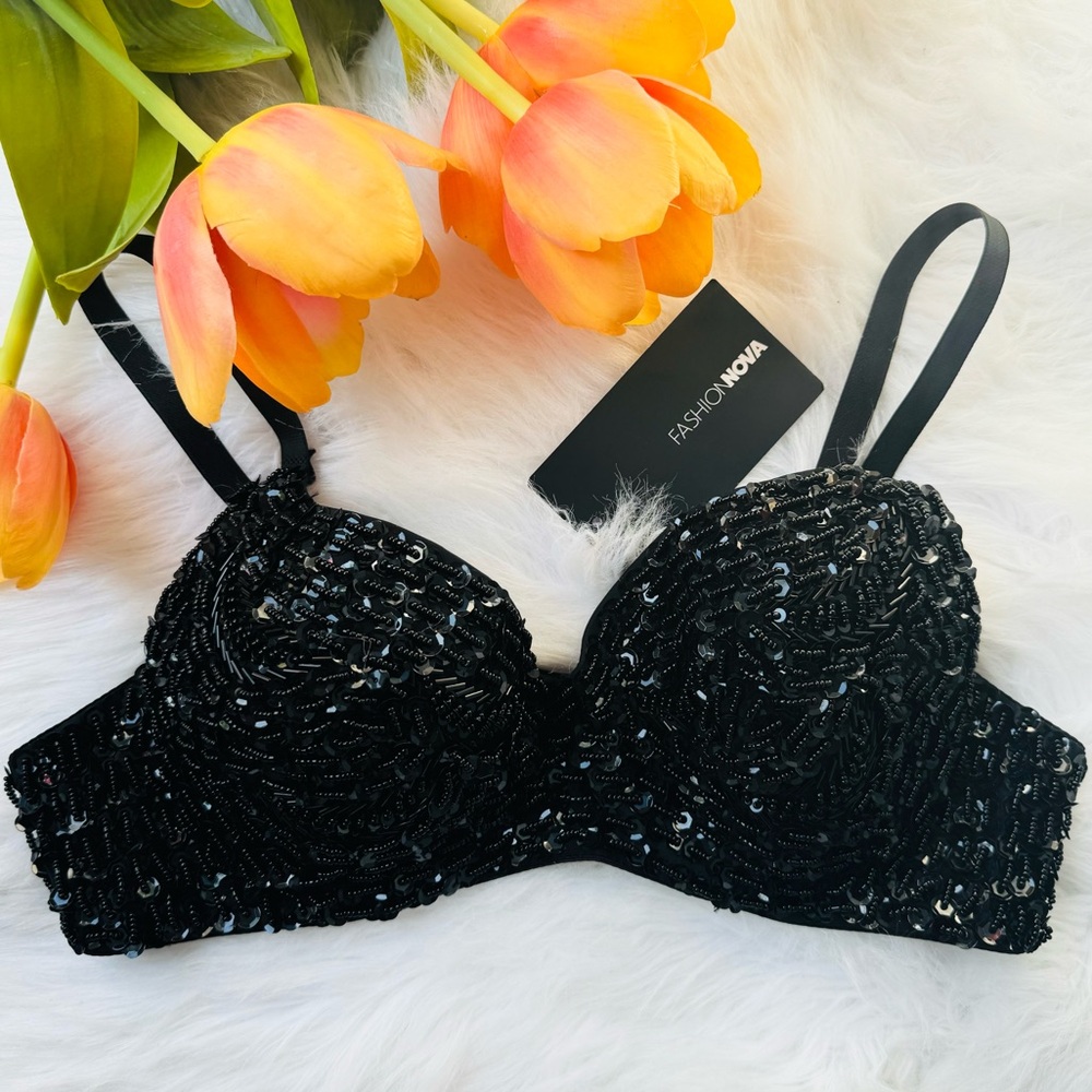 Fashion Nova Sequin Bralette
